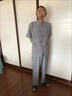 自由系男士刺繡唐裝2025夏季新款中老年立領(lǐng)短袖套裝中國風休閑太極服 曬單實拍圖