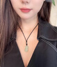 汐唯輕奢和田玉吊墜玉石玉器福豬男女款單墜項鏈白玉生肖掛件玉墜高檔 【福豬吊墜約29*12MM】和田玉 曬單實拍圖