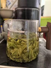 AILUKI日本泡茶杯月牙帶過濾一體公道杯耐高溫玻璃帶蓋綠茶杯茶煮泡茶器 透明600ml實(shí)木柄月牙公杯帶玻璃蓋 曬單實(shí)拍圖