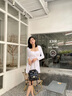 CharisKitty小c&k旗艦店雙肩包女式2025新款小香風(fēng)菱格背包外出旅行書包 Black黑色 曬單實拍圖