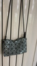三宅一生（ISSEY MIYAKE）女包 新款LOOP MATTE三角菱格手提包單肩包 送女友七夕禮物 灰綠色BB51-AG571-64 23.5*15.7*7.8cm 曬單實(shí)拍圖