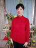 恒源祥純羊毛衫女時(shí)尚媽媽加厚毛衣秋冬裝大碼中老年女士針織打底衫 粉色 M 建議95斤以下 曬單實(shí)拍圖