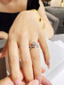 莫桑石情侶一對(duì)求結(jié)婚鉆戒仿真七夕對(duì)戒婚禮純銀鍍鉑金pt950戒指 輕奢款-皇冠女戒60分-玫瑰禮盒 默認(rèn)活口【閉口備注圈號(hào)】 曬單實(shí)拍圖