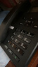 摩托羅拉（Motorola）CT202C 電話(huà)機座機 來(lái)電顯示 清晰免提 固話(huà)家用辦公固定電話(huà)機 免電池 雙接口 黑色 曬單實(shí)拍圖