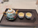 金鑲玉竹木小茶盤儲(chǔ)水式茶海茶臺托盤 簡約小型干泡長方形26.5*19.5cm 曬單實(shí)拍圖