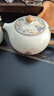 唐豐文創(chuàng)汝窯西施壺家用客廳泡茶沏茶壺陶瓷小茶壺單壺功夫茶具一人用 素語江崖西施壺+江崖圓滿杯2個 曬單實拍圖