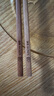 雙槍進(jìn)口福祿花梨木筷子 家用高檔木筷 天然抗菌防霉套裝 10雙裝 曬單實(shí)拍圖