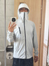 京東京造【UPF500+】防曬衣男士全面防曬原紗冰絲夏季外套男女同款 灰色 L 曬單實拍圖