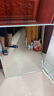 含雅鋁合金衛生間浴室鏡子免打孔掛墻式洗手間廁所化妝大鏡子貼墻自粘 銀白色【60*80cm】高清防爆 曬單實(shí)拍圖