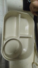 沃德百惠（WORTHBUY）飯盒可微波爐加熱小學(xué)生上班族便攜餐盒分格便當(dāng)盒帶湯碗 卡其蓋 曬單實拍圖