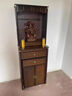 愛(ài)迪威新中式觀(guān)音桌子家用推拉柜客廳玄關(guān)柜農村香火立柜供柜家用家庭裝 60佛龕（上中下組合推拉柜) 曬單實(shí)拍圖