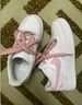 耐克（NIKE）【定制】AirForce1空軍一號系粉色戀人防滑低幫板鞋GS粉白 粉紅色 35.5 曬單實拍圖