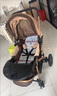 SNZESKE品牌高景觀(guān)嬰兒車(chē)新款遛娃神器新生兒雙向折疊手推車(chē)可坐躺0-3歲 【京倉直發(fā)/次日達】四輪橡膠-卡其 曬單實(shí)拍圖
