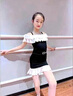 達卜溜拉丁舞服裝女童夏天春夏拉丁舞服2023新款舞蹈服兒童女練功服白色 白色蝴蝶結套裝 120 曬單實(shí)拍圖