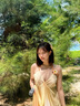 妙奕嘉吊帶連衣裙女裙子夏季2025新款純欲性感海邊沙灘度假法式長裙禮服 黃色扎染吊帶度假風連衣裙 L 【建議100-115斤】 曬單實拍圖