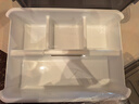 禧天龍多功能五金大小號(hào)工具箱家用畫(huà)筆收納盒車(chē)載整理箱雙層16升 灰色 曬單實(shí)拍圖