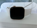 Apple/蘋果 Watch Series 10 智能手表GPS款42毫米玫瑰金色鋁金屬表殼淡桃粉色運動型表帶S/M MX1R3CH/B 曬單實拍圖