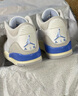 耐克（NIKE）男鞋Air Jordan3 AJ3白藍(lán)訓(xùn)練運(yùn)動復(fù)古籃球鞋 CT8532-101 43 曬單實(shí)拍圖