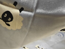 ubras流光滿印涼感翻領家居服套裝睡衣短袖短褲發(fā)呆小羊（灰）M 曬單實拍圖