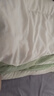 南極人（NanJiren）A類大豆被子四季通用棉被大豆纖維被子春秋被芯宿舍單人冬天被褥 熊貓-奶昔白拼草綠/親膚柔軟 150x200cm【約3斤】 春秋被 曬單實(shí)拍圖