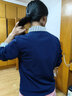 啄木鳥襯衫女長袖時尚假兩件2025春秋季新款洋氣大尺碼上衣通勤外穿打底 藏青色  XL 建議115-125斤 曬單實拍圖