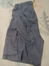 森馬（Semir）【大促福袋】休閑中褲男女運(yùn)動短褲夏季寬松五分褲時尚褲子 男-B款牛仔中藍(lán) 【復(fù)古工裝風(fēng)】 L 曬單實拍圖