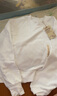 無印良品（MUJI）女式 緊密編織 運動衫 衛(wèi)衣 女士女款 白色-衛(wèi)衣 L  曬單實拍圖