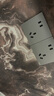 西蒙鋼化玻璃開(kāi)關(guān)插座一開(kāi)五孔啞光質(zhì)感全面板M3璃彩冰釉深空灰 五孔插座 曬單實(shí)拍圖