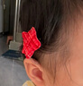邁米德嬰兒寶寶發(fā)夾女童不傷發(fā)可愛(ài)超萌汗毛夾兒童嬰幼兒胎毛發(fā)卡頭飾 小紅花蝴蝶結汗毛夾-袋裝5件套 曬單實(shí)拍圖