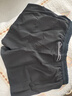 【安德瑪制造商】大牌同廠(chǎng)運動(dòng)短褲夏季新款拉鏈口袋薄款跑步短褲 黑色 4XL 曬單實(shí)拍圖