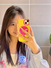 GGSHARE寄居蟹多巴胺簡(jiǎn)約磁吸手機殼帶支架適用iphone17蘋(píng)果16promax1514手機套獨特小眾不撞款男女情侶款 黃色藝術(shù)色塊殼+粉折疊支架 iphone 16 曬單實(shí)拍圖