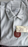 無(wú)印良品 MUJI 男式 防紫外線涼感寬版五分袖POLO衫 短袖硬核防曬涼感物語(yǔ) 淺灰色 L （175/100A） 曬單實(shí)拍圖