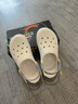 斯凱奇（Skechers）夏季女鞋洞洞鞋涼鞋增高厚底耐磨沙灘拖鞋小怪獸包頭洞洞鞋111581 白色/多彩色/WMLT 37 曬單實拍圖