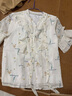 EPET短袖雪紡上衣女2025夏季新款雪紡衫甜美清新v領(lǐng)時(shí)尚小衫碎花上衣 圖片色 M 80-100斤 曬單實(shí)拍圖