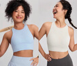 MAIA ACTIVE 3D一體織 肌理感可外穿美背瑜伽背心運(yùn)動(dòng)健身中強(qiáng)內(nèi)衣BR077 神秘黑 S 曬單實(shí)拍圖