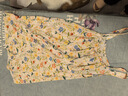 暢印新品風(fēng)睡裙夏季吊帶睡衣綿綢女家居服印花甜美公主可愛(ài)大碼綿綢 1 2XL建議120-140斤 曬單實(shí)拍圖