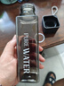 水杯網(wǎng)紅密封防漏耐高溫塑料杯高顏值方形直飲杯便攜手提水杯子 黑色 500ml PC材質(zhì) 曬單實(shí)拍圖