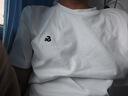 杰克·瓊斯（JACK&JONES）25年男裝短袖T恤男夏季舒適男士T恤涼感多色半袖純色水洗不易走形 A06本白色 常規(guī) L 180 曬單實拍圖