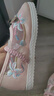 安妮優(yōu)兒（Anneyol）漢服繡花鞋女童老北京手工布鞋中國風(fēng)舞蹈鞋春夏新款古裝刺繡童鞋 粉色 30 曬單實(shí)拍圖