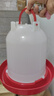 雞用飼料桶飲水器小雞鴨鵝喂水器喂食器自動(dòng)下料桶喝水壺食槽水槽 10斤水桶*新料加厚 曬單實(shí)拍圖