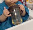 世喜學(xué)飲杯吸管杯兒童水杯夏季嬰兒杯6個(gè)月以上重力球吸管直飲喝水杯 學(xué)飲嘴款（7月+） 曬單實(shí)拍圖