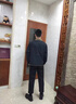 XJSGS官方國際正品牌男士高端皮衣外套春秋季商務中年棒球服輕奢侈夾克 高檔黑色【名牌男士】 L 【建議110斤-120斤】 曬單實拍圖