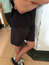 安踏（ANTA）冰絲速干短褲男夏季薄款透氣男士休閑寬松跑步運(yùn)動青少年五分褲子 基礎(chǔ)黑【速干-斜插口袋-LOGO混發(fā)】 M /170(100-120斤） 曬單實(shí)拍圖