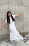 CAMILA KSENIA老爹鞋女夏季2025新款網(wǎng)面透氣女鞋厚底百搭增高運動(dòng)休閑鞋子 銀色 38 曬單實(shí)拍圖