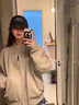 衣然呈品夾克男女美式vibe飛行員寬松潮流棒球服高街百搭衣服春秋季外套男 灰色 XL【建議120-140斤】 曬單實(shí)拍圖