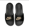 耐克男子緩震休閑一字拖秋季室內(nèi)拖鞋官方NIKE VICTORI CN9675 006黑/金屬色/黑 42.5 曬單實(shí)拍圖