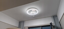 雷士（NVC）LED臥室護眼吸頂燈奶油風全光譜三色房間燈具卡通造型兒童房 ※賞花兔RA98全光譜48瓦三色調光 曬單實拍圖