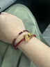 若華（RUOHUA）鐘于 3~3.5mm鴿血紅寶石手鏈?zhǔn)执{(lán)寶石情禮物七夕情人節(jié)禮物 16cm 【紅寶石】 曬單實(shí)拍圖