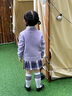 G.DUCKKIDS女童套裝春秋季2025新款衣服兒童小女孩洋氣秋裝jk學(xué)院風(fēng)套裝裙子 紫色三件套 130 cm 曬單實(shí)拍圖
