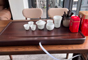 石茗堂烏檀木茶盤家用天然整塊實(shí)木茶臺新款中式高端簡約茶具原木茶托盤 烏檀木茶盤 烏檀木茶盤70*37x5cm 曬單實(shí)拍圖